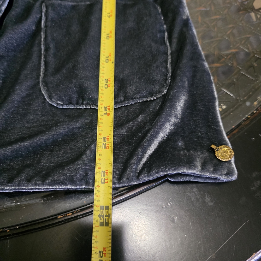 Scotch & Soda Maison Scotch Velvet Gray Women's Jacket Blazer Cardigan - Picture 7 of 7